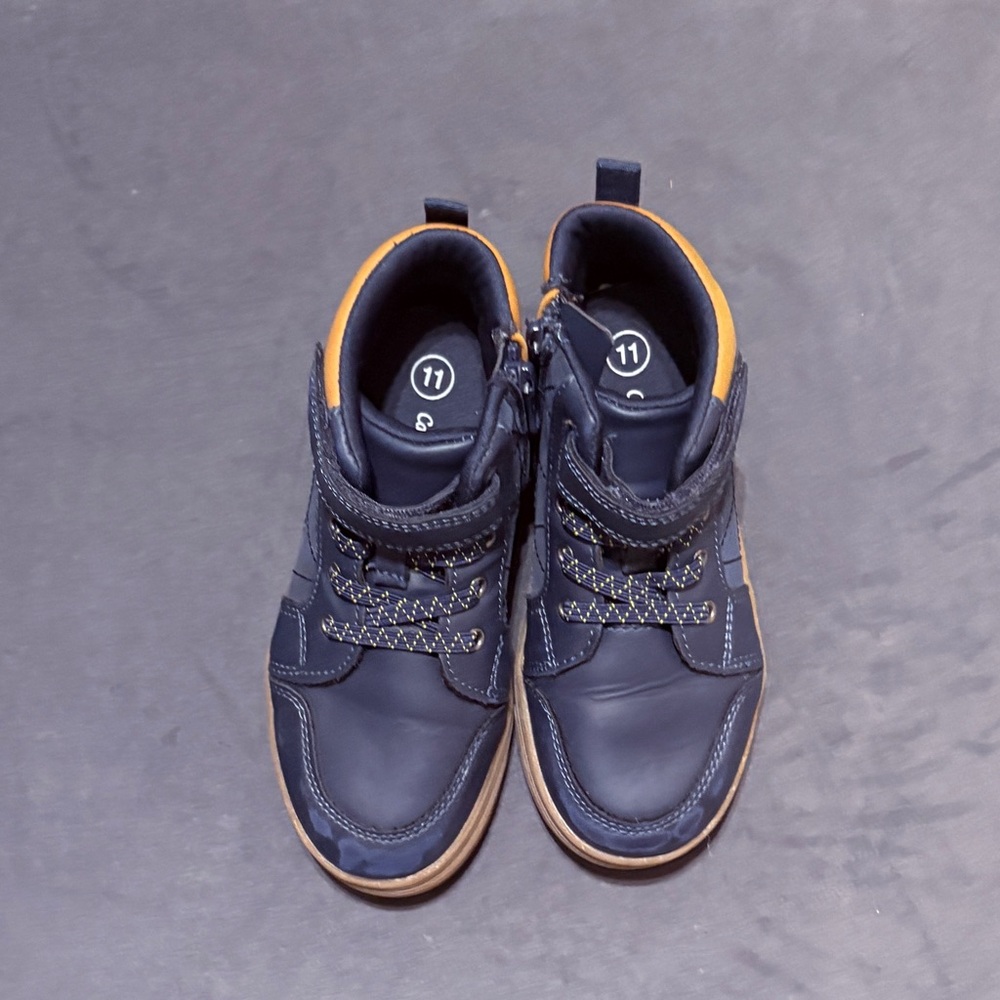 Boys Cat & Jack Navy Blue High-Top Boots